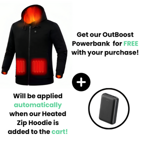 Outlivia® Heated Zip Hoodie